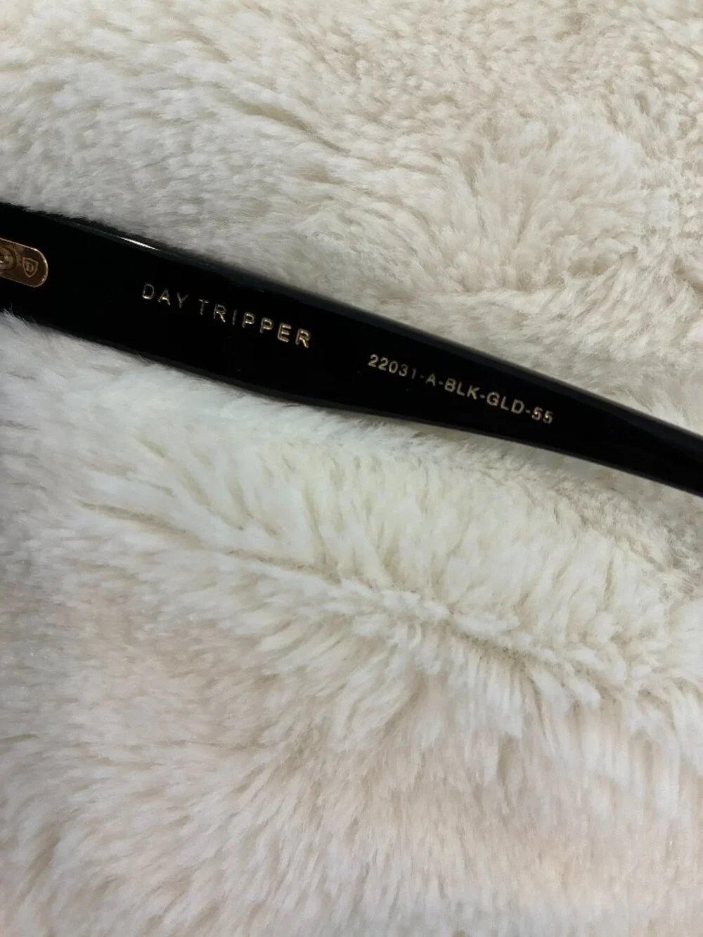 Dita DAY TRIPPER 22031-A Black/Gold Frame Sunglasses Grey Lens 55-20-145
